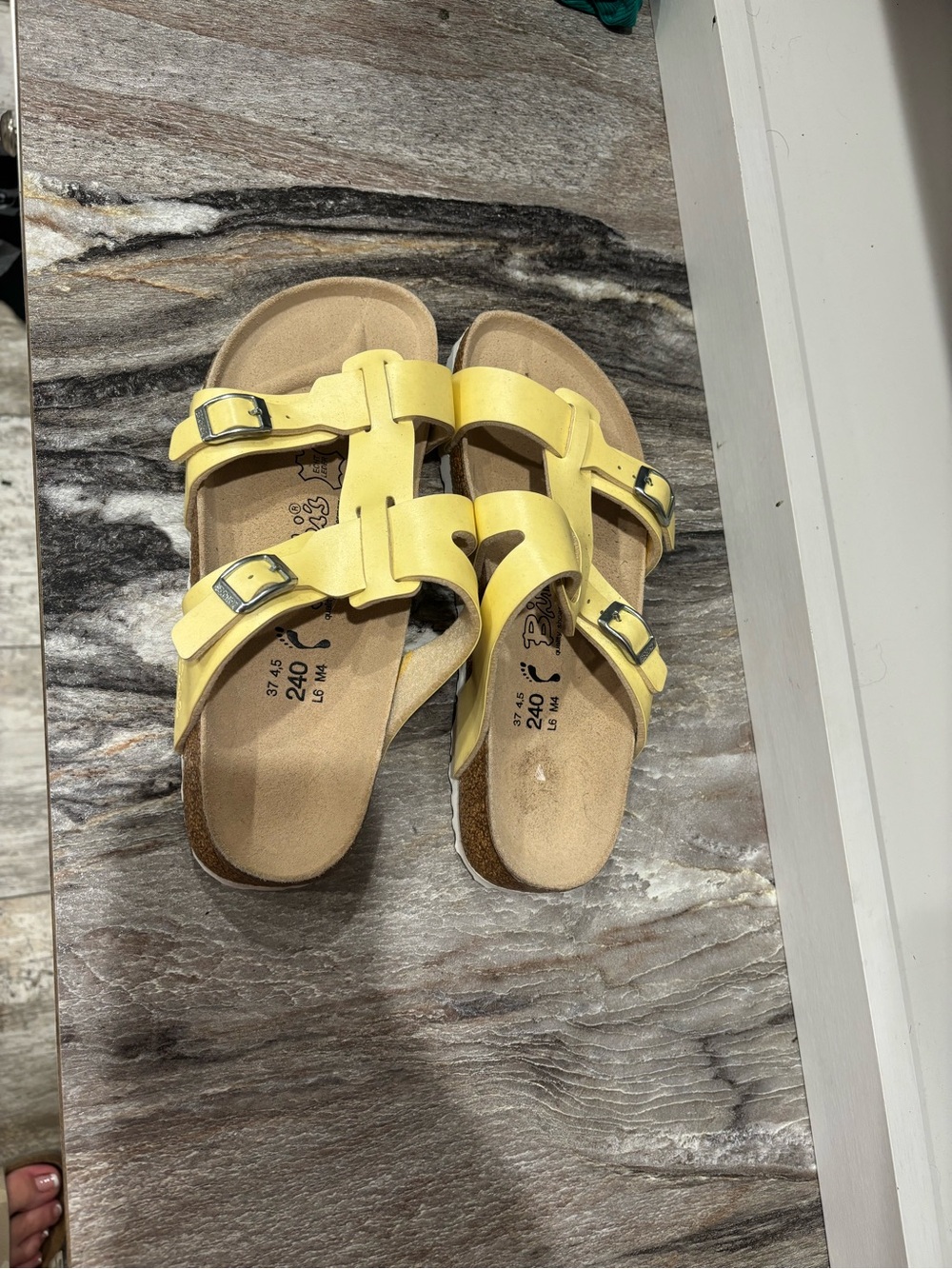 NEW Butter yellow Birks - Picture 5 of 6